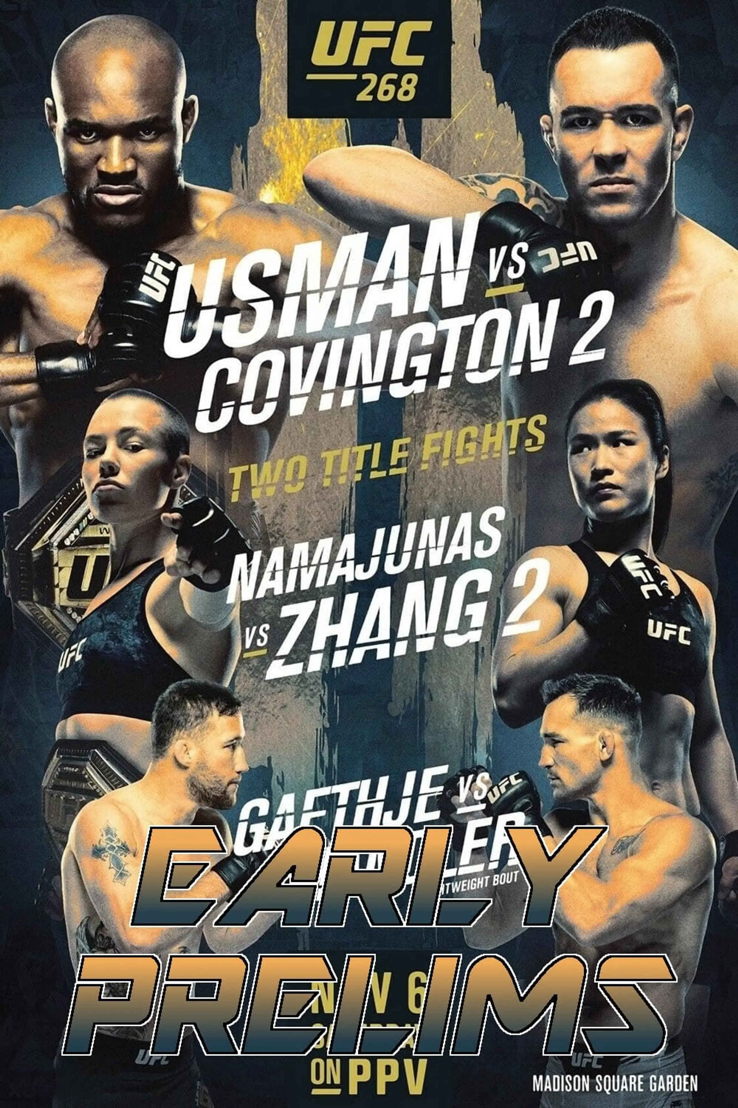 UFC 268: Usman vs. Covington 2 - Early Prelims