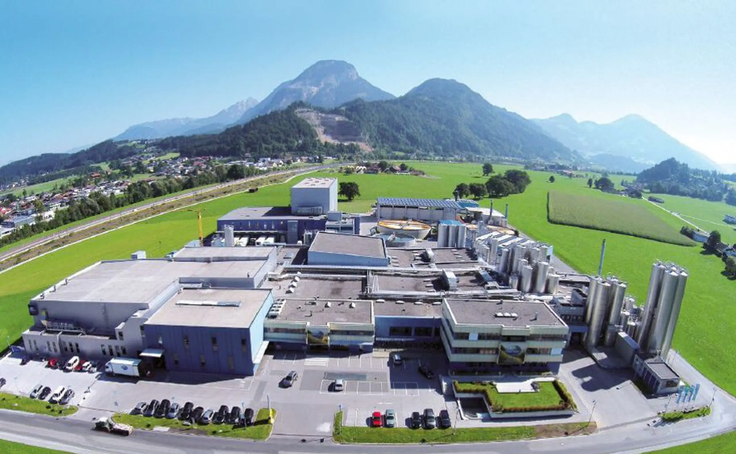 Das zu Berglandmilch gehörende Werk der Tirol Milch in Wörgl