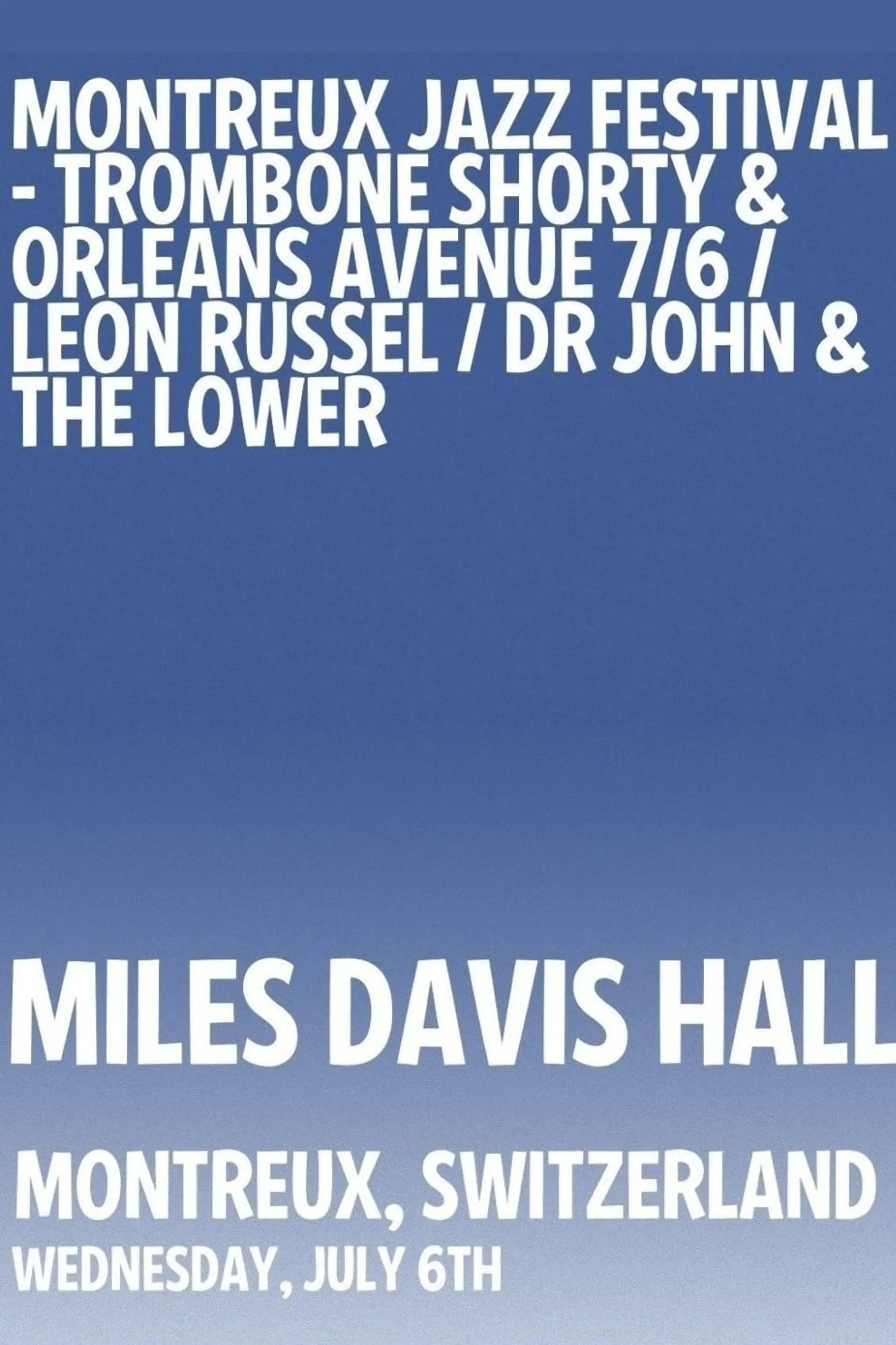 Dr. John & The Lower 911 - Montreux Jazz Festival