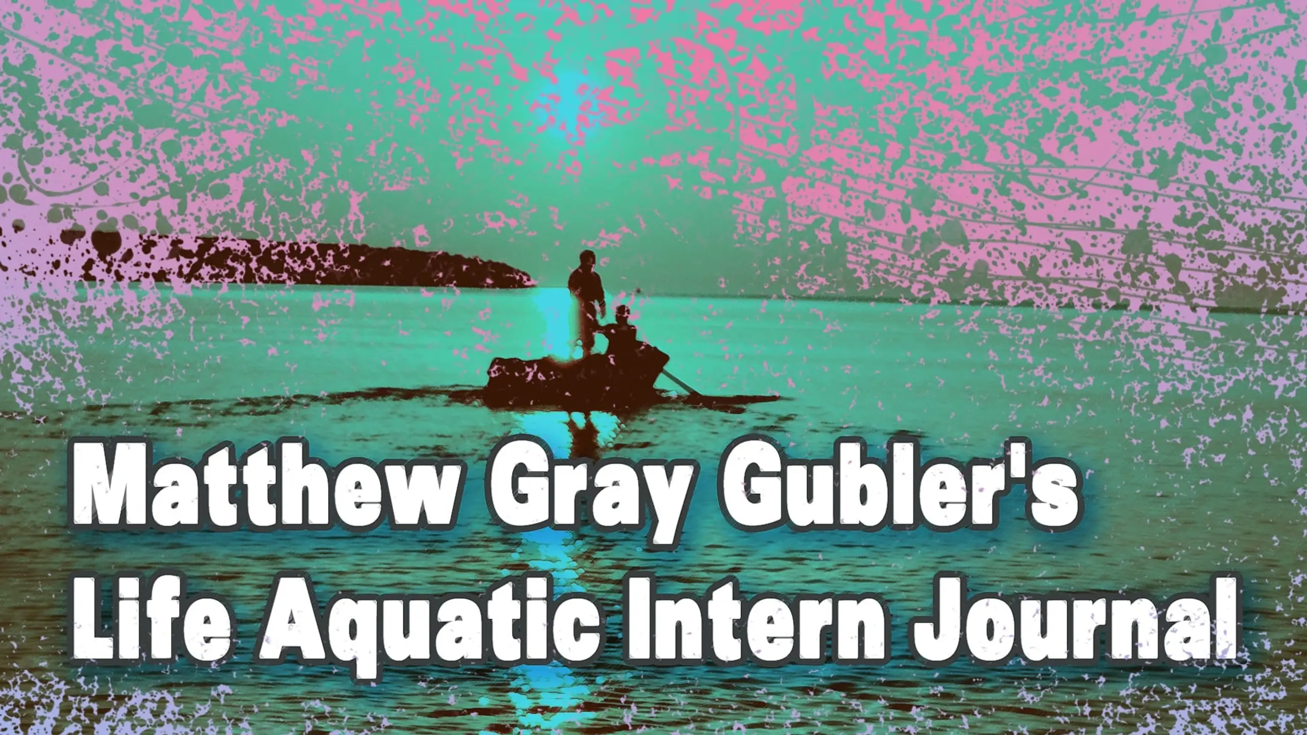 Matthew Gray Gubler's Life Aquatic Intern Journal