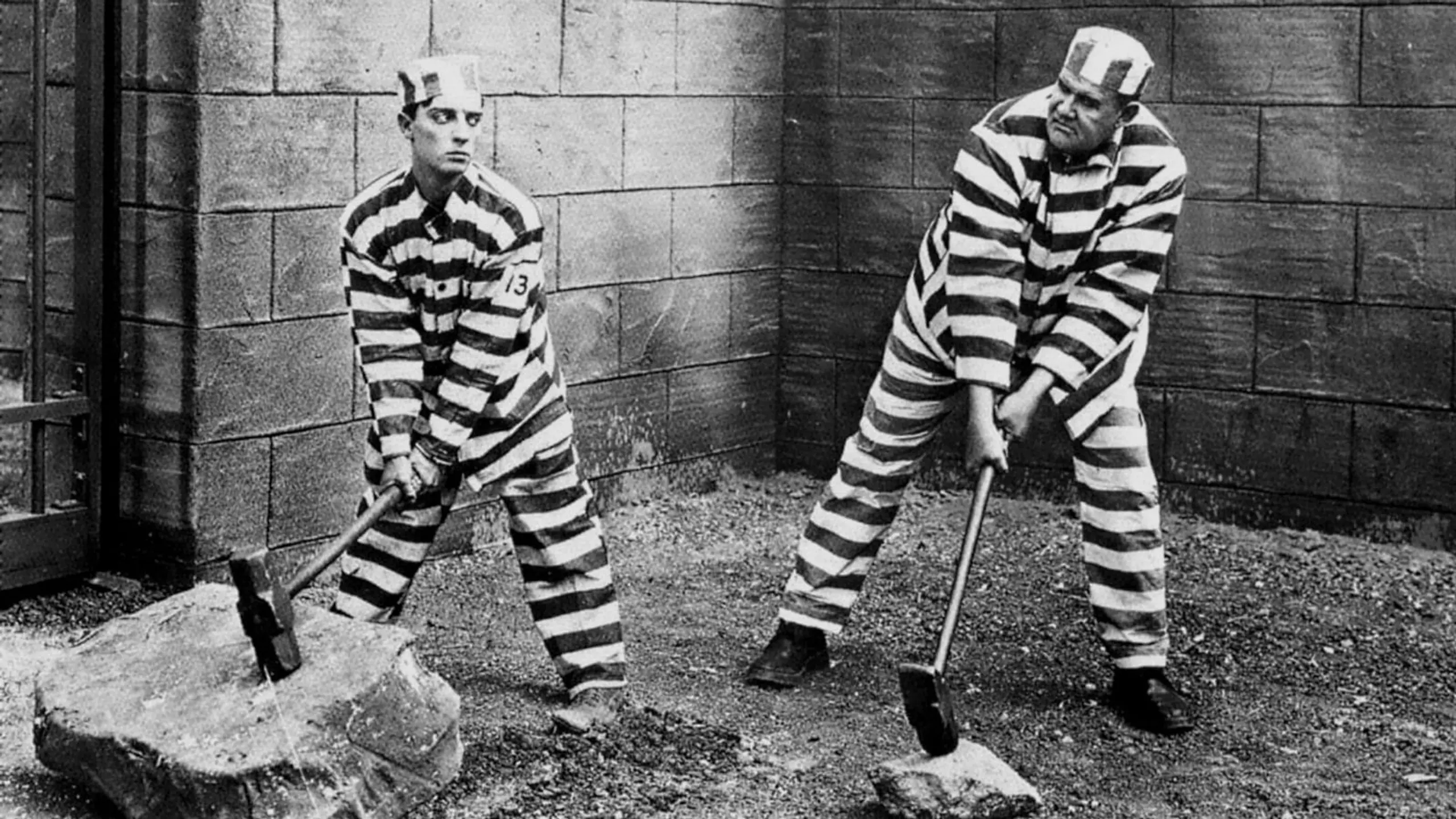Buster Keaton als Sträfling