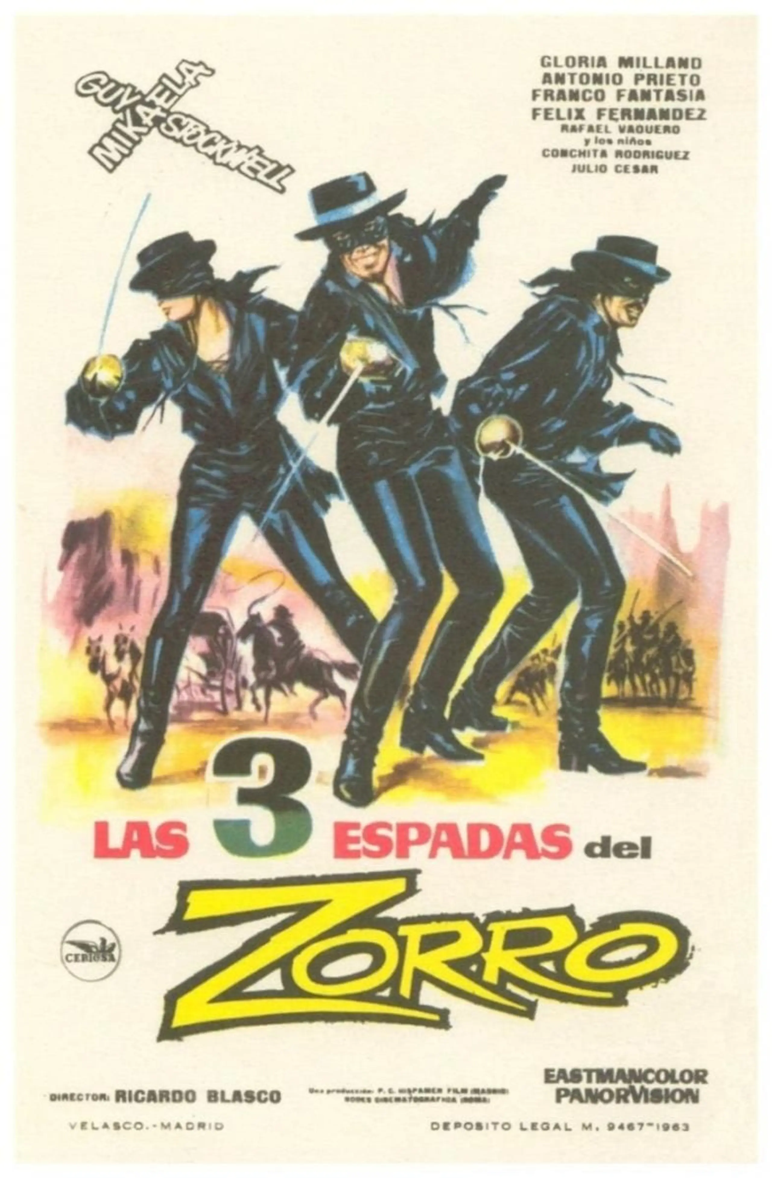Zorro mit den drei Degen