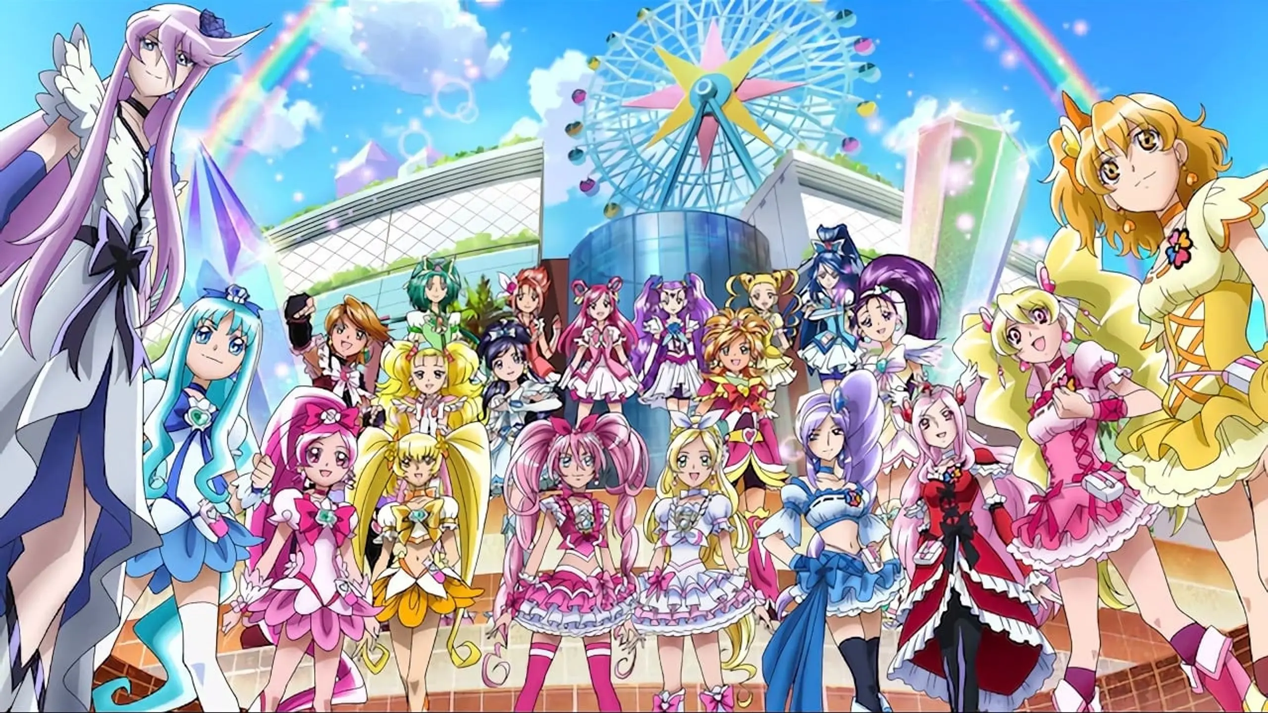 Pretty Cure All Stars Movie 3 Deliver the Future! The Rainbow-Colored Flower That Connects the World