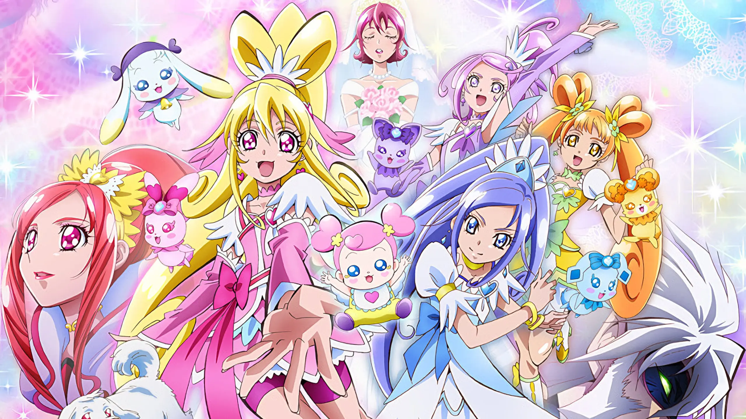 Pretty Cure Movie 10 Mana's Getting Married!!? The Dress of Hope that Connects to the Future