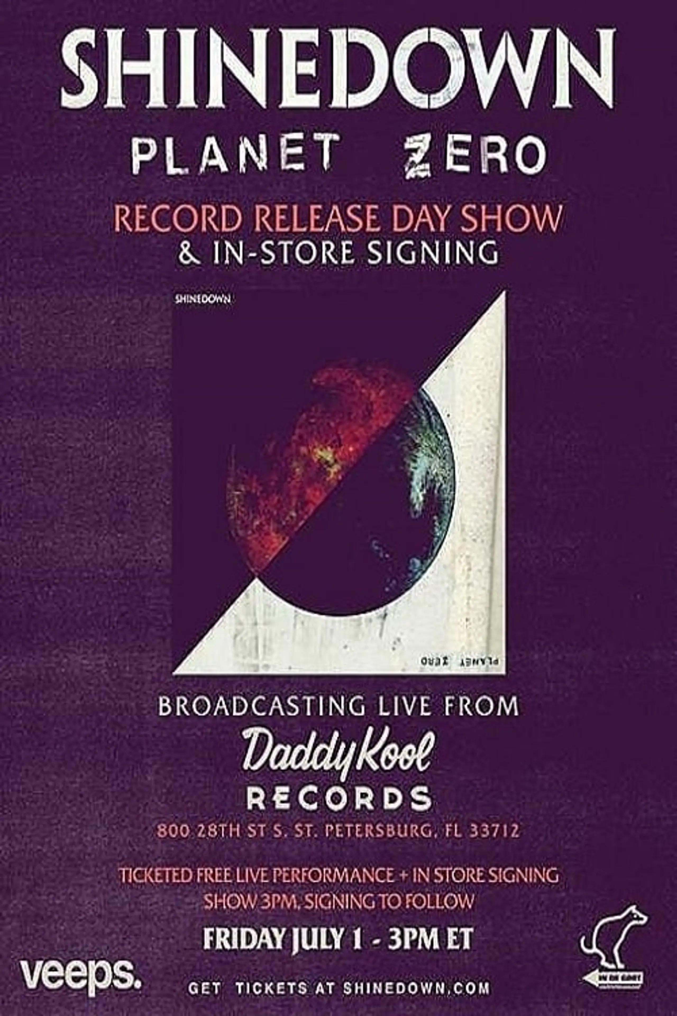 Shinedown: Planet Zero - Record Release Day Show