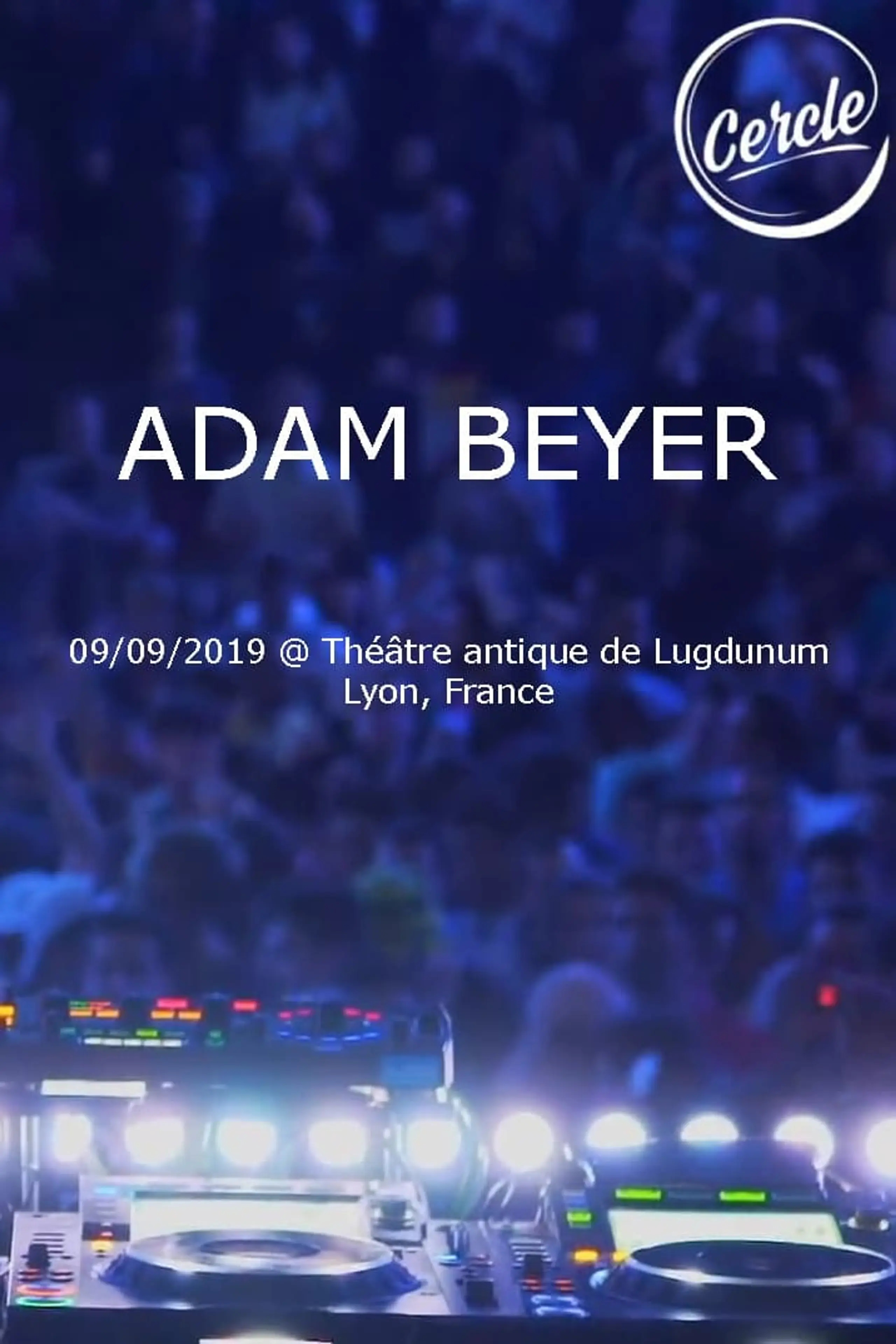 Adam Beyer at Théâtre antique de Lugdunum in Lyon, France
