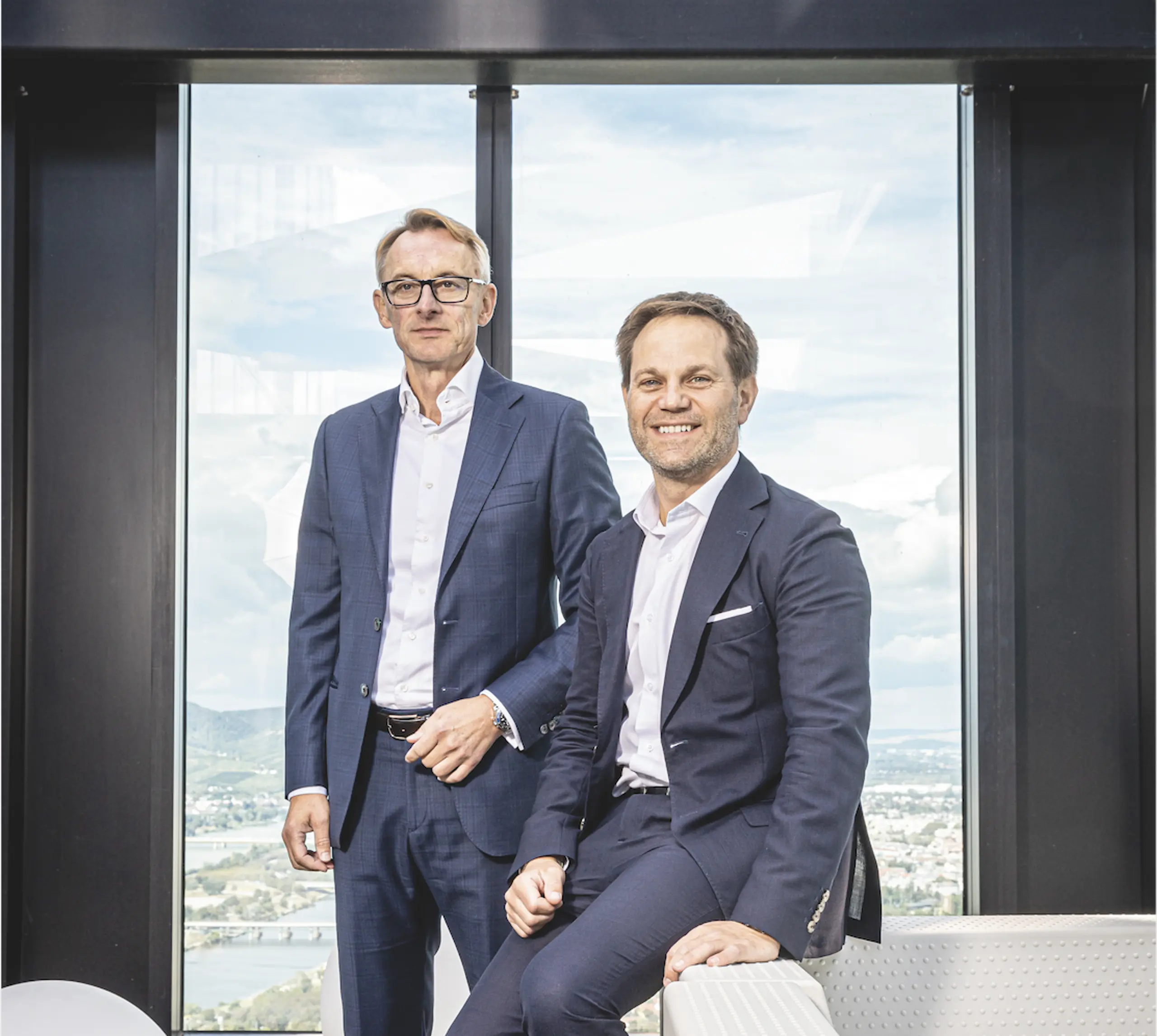 PwC-Boss Rudolf Krickl (l.) und Unternehmer Matthias Unger (r.)