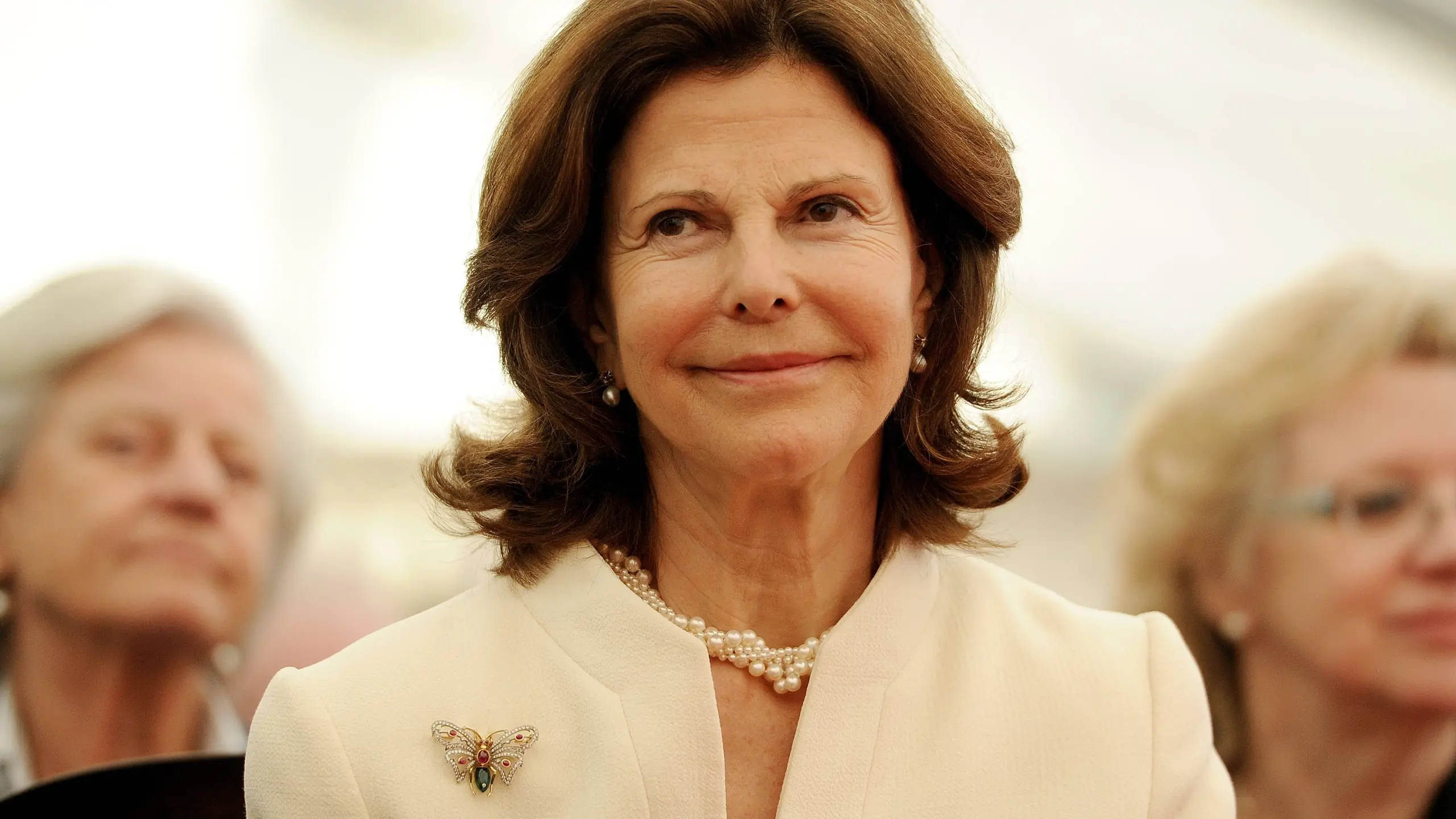 Silvia Renate, Königin von Schweden zu besuch in Deutschland zu Eröffnung der Begegnungsstätte 2012