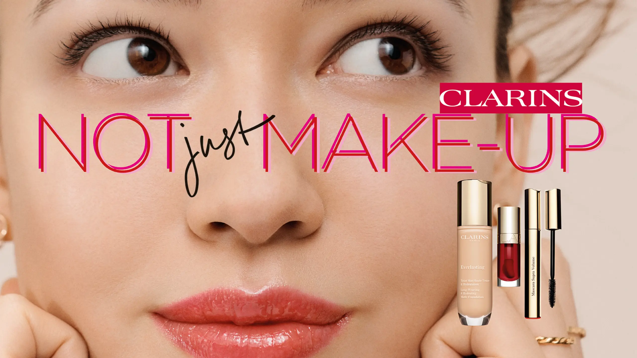 Strahlende Clarins Looks + Gewinne 1 von 3 Make-up Kits!