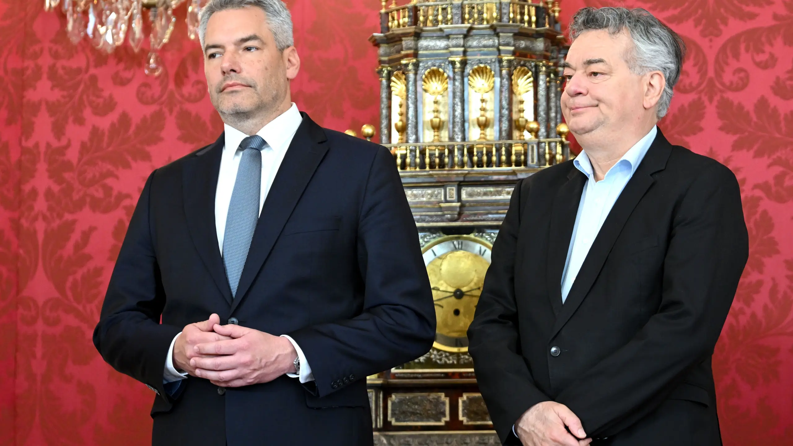 Ziemlich beste Freunde? ÖVP-Bundeskanzler Karl Nehammer und der Grüne Vizekanzler Werner Kogler.