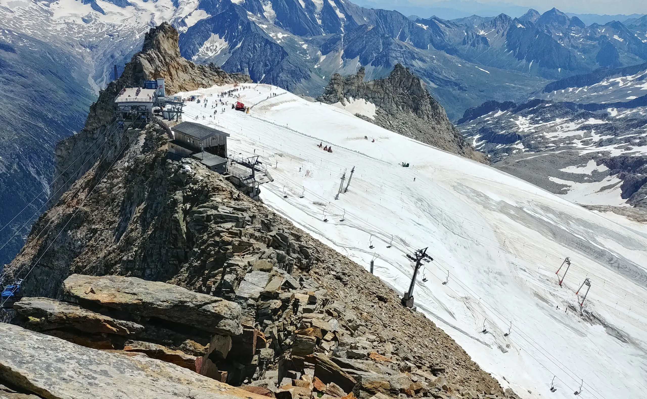Skigebiet am Hintertuxer Gletscher