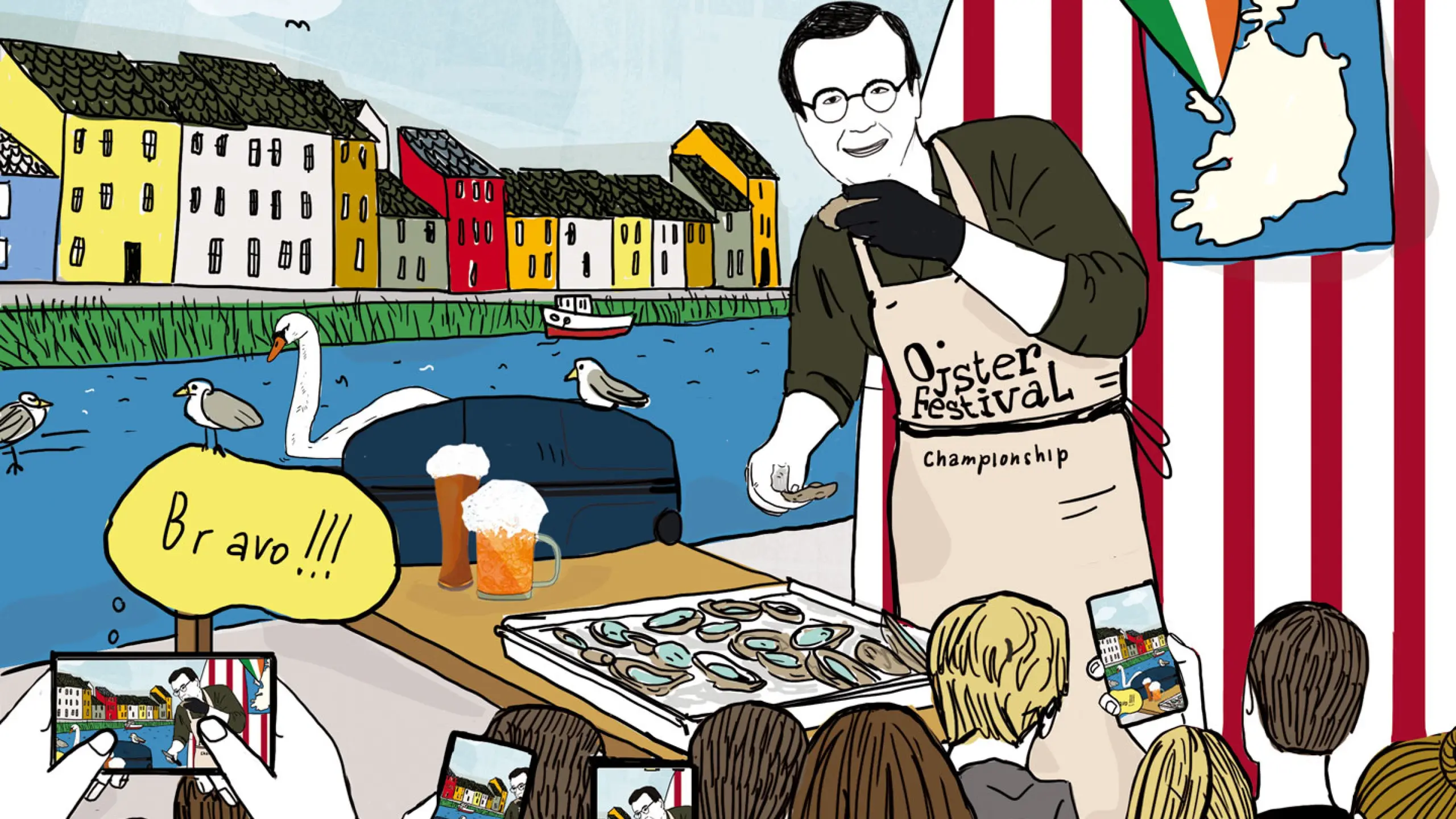 The Hans am Austernfestival Galway + die besten Austern-Lokale von Wien bis Boston