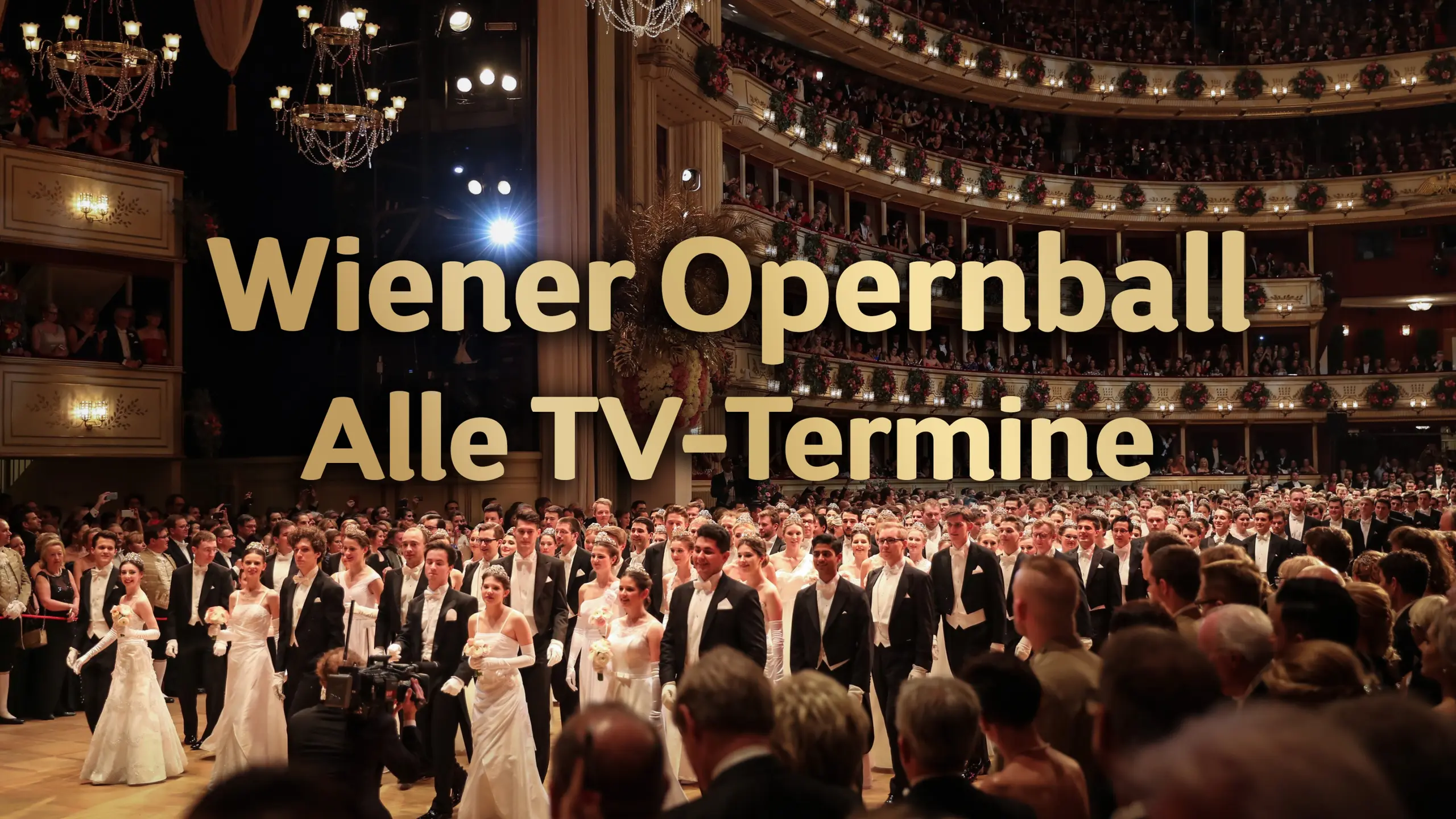 Wiener Opernball 2024: Alle Übertragungen im Fernsehen!