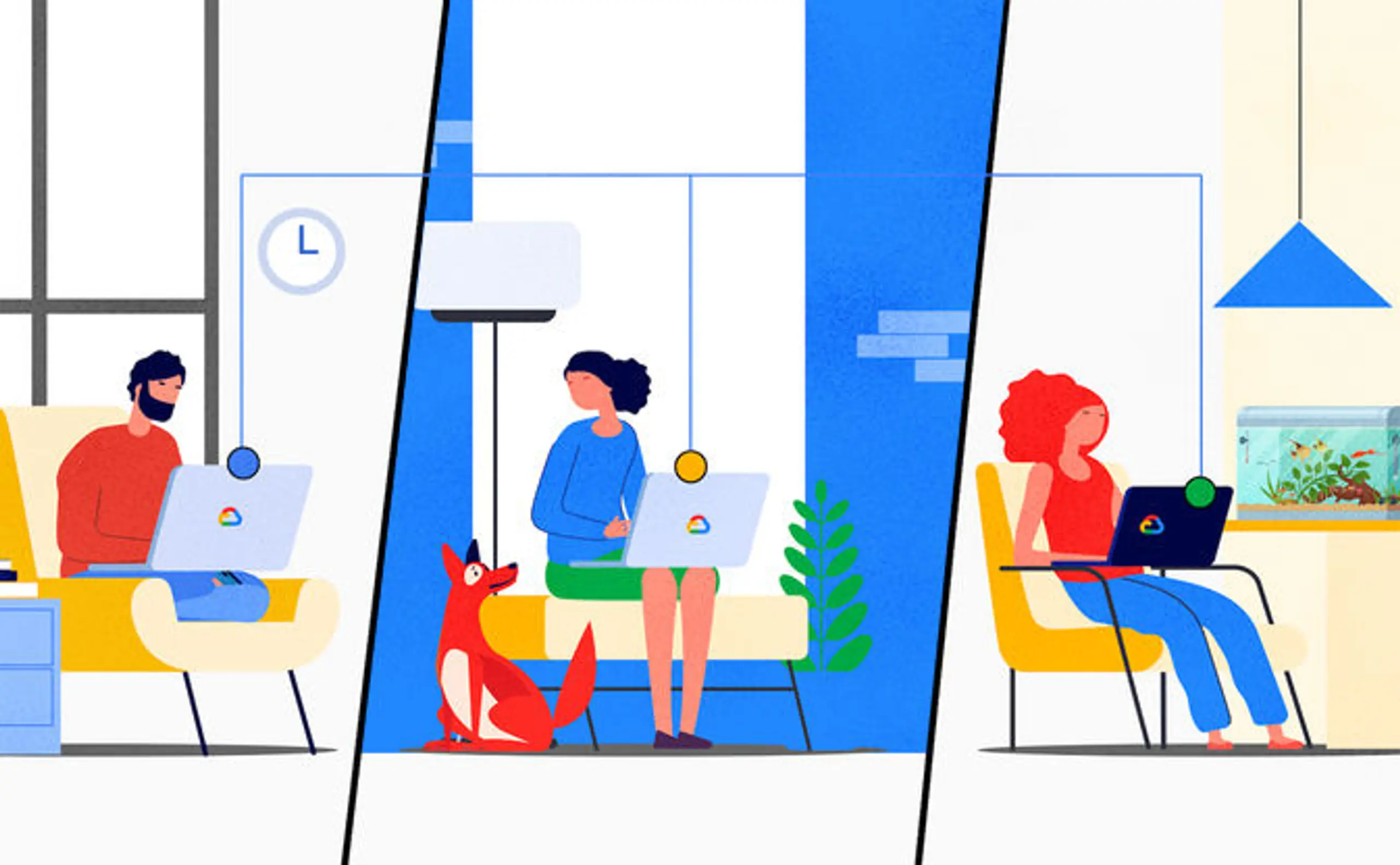 Google Workspace schafft flexible Arbeitswelten - für Ein-Personen-Unternehmen genauso wie für große Konzerne.