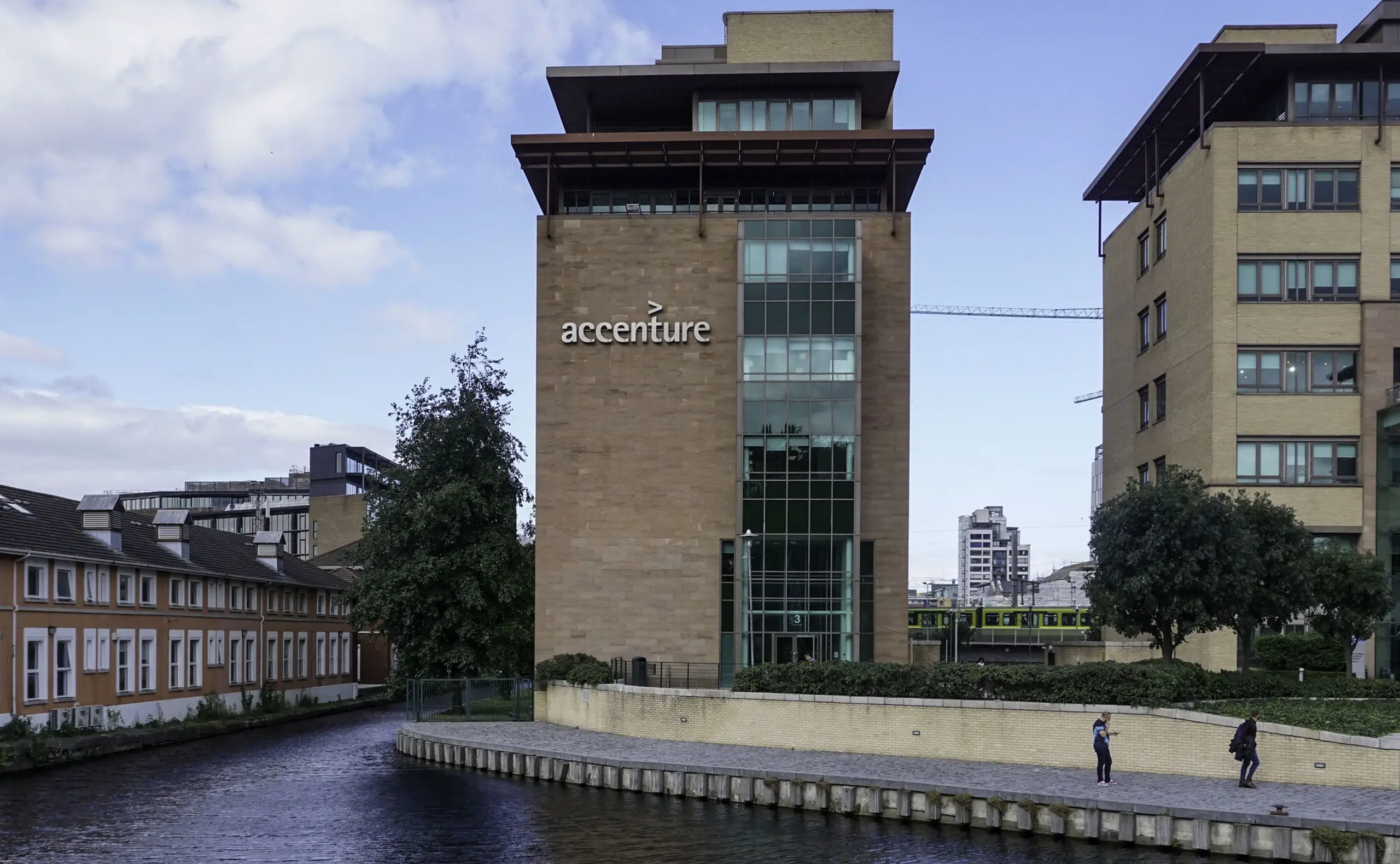 Das Accenture Headquarter in Dublin, Irland