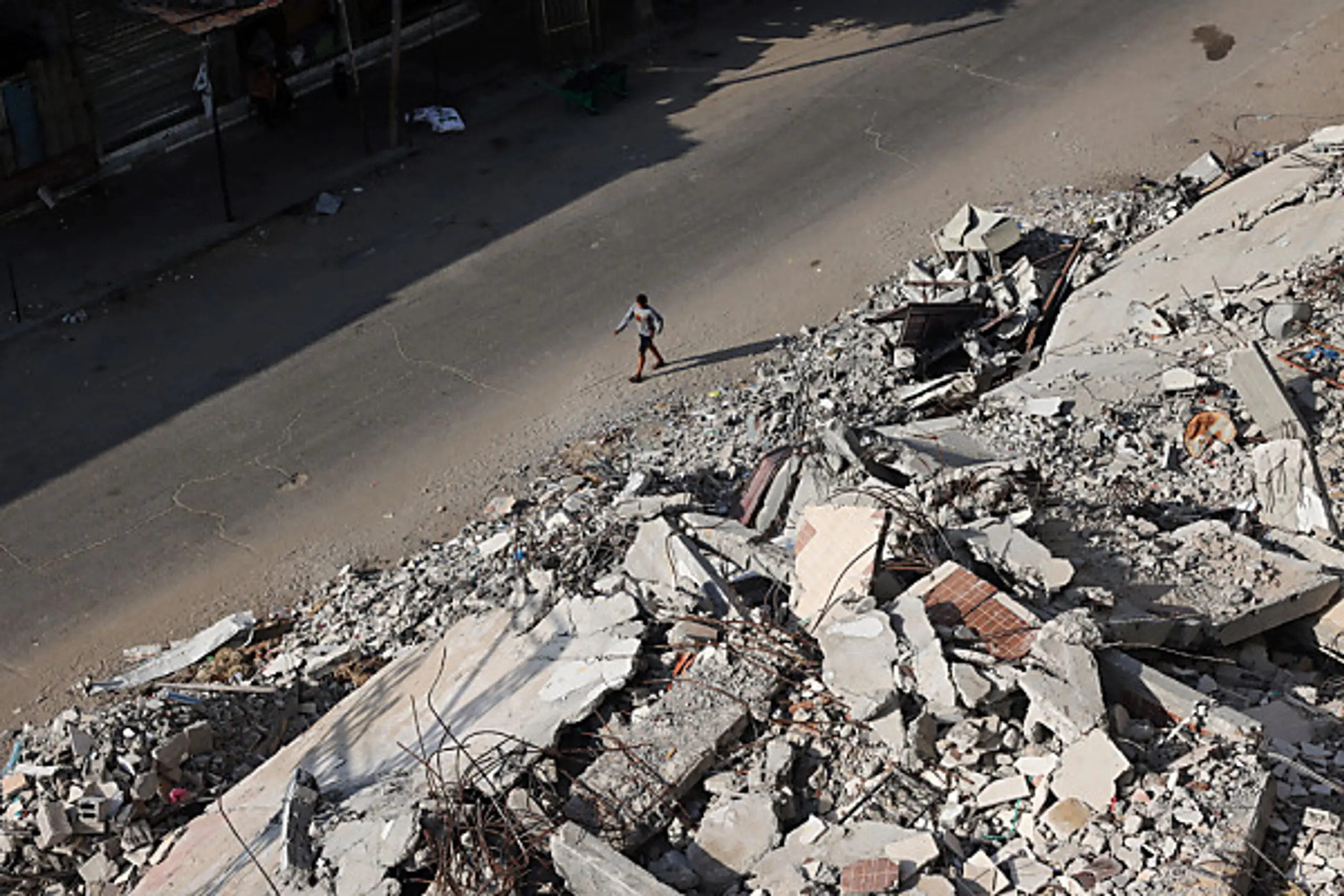 Schuttberge türmen sich in Rafah