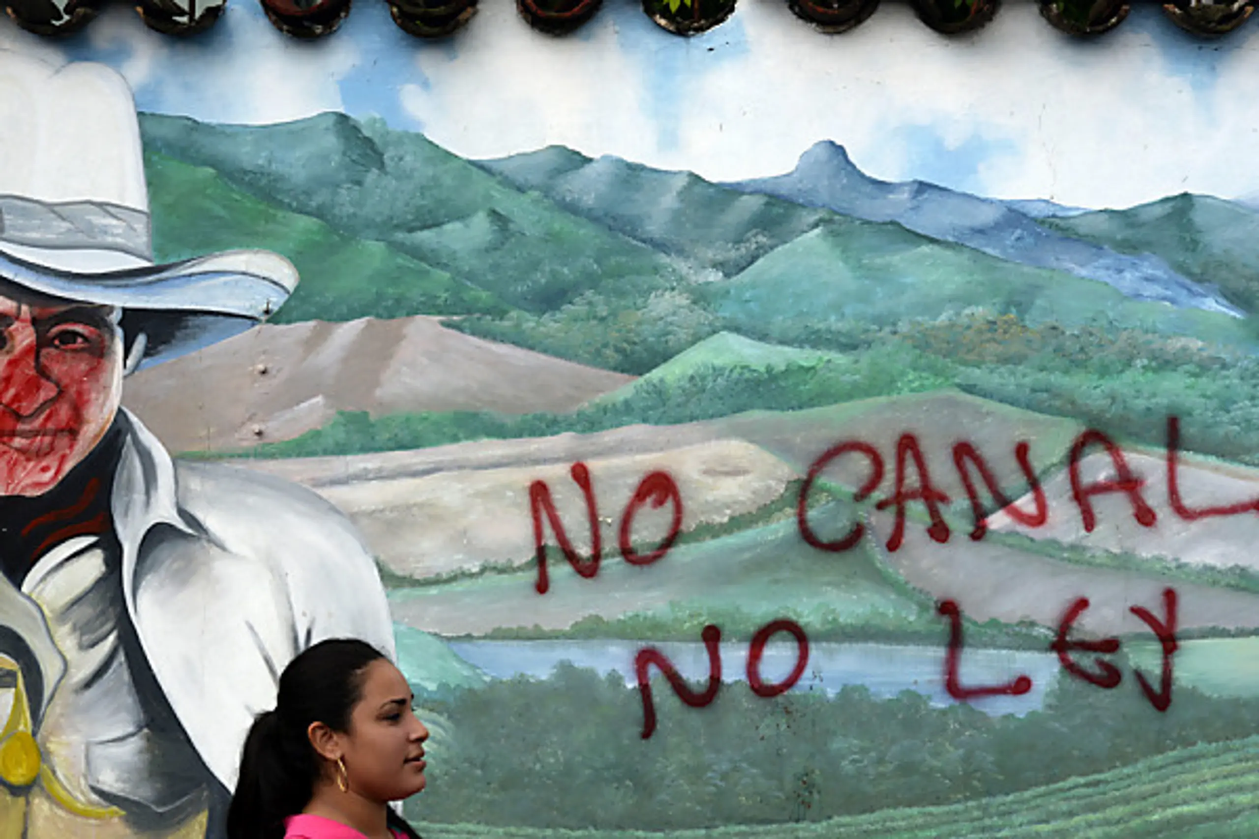 Protest gegen das Mega-Kanalprojekt in Nicaragua