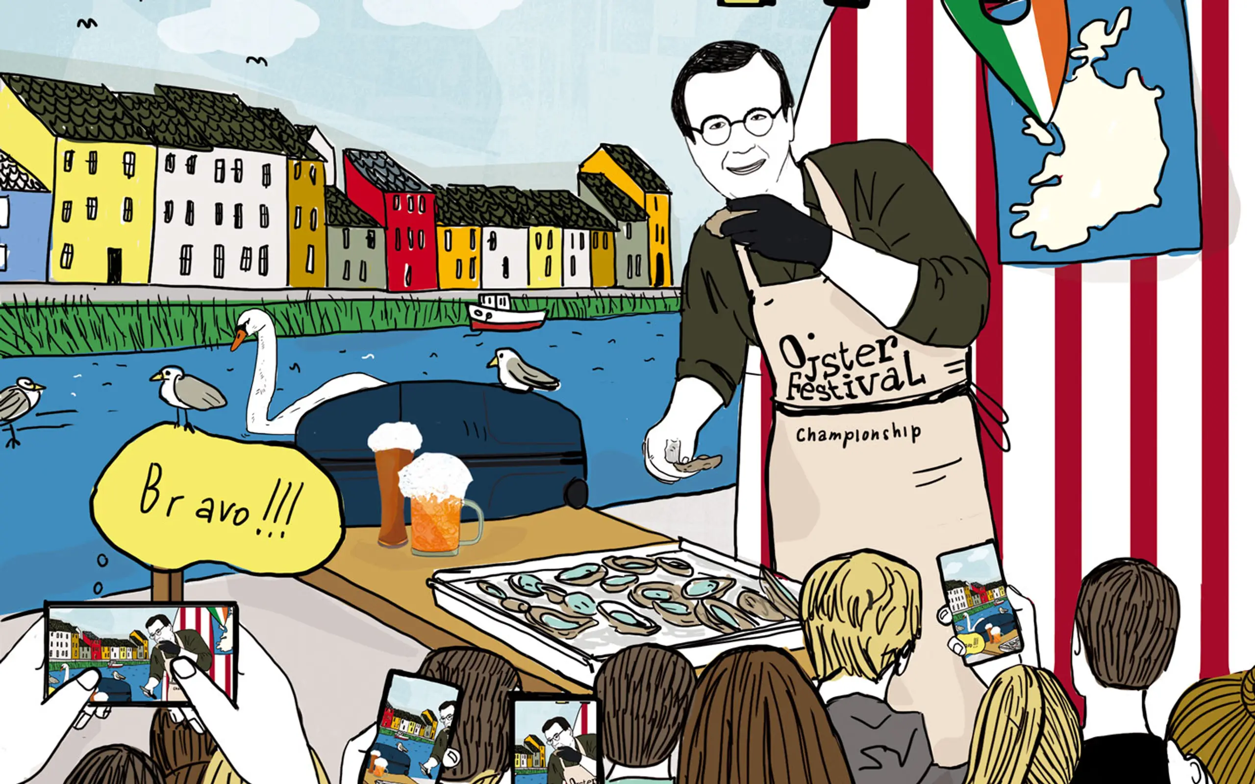 The Hans am Austernfestival Galway + die besten Austern-Lokale von Wien bis Boston